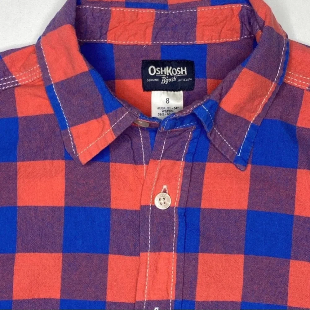 Oshkosh Buffalo Plaid Button Up Shirt